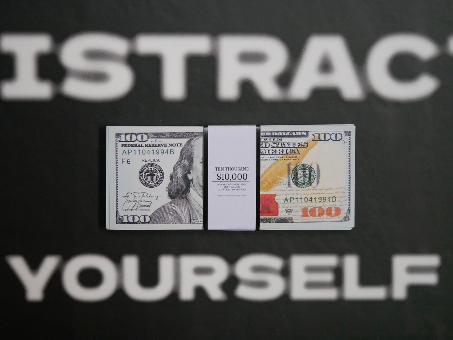 DON’T DISTRACT YOURSELF